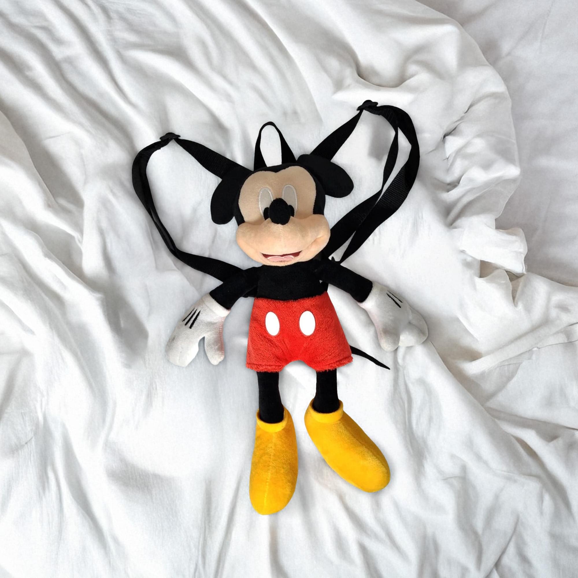 Alt View 2. Disney - Disney Mickey Mouse 15 Inch Plush Backpack - Black.