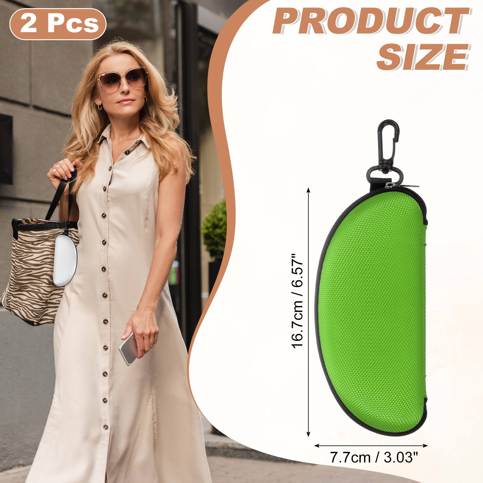 2 Pcs  
PRODUCT SIZE  
6.57" / 16.7cm  
7.7cm / 3.03"