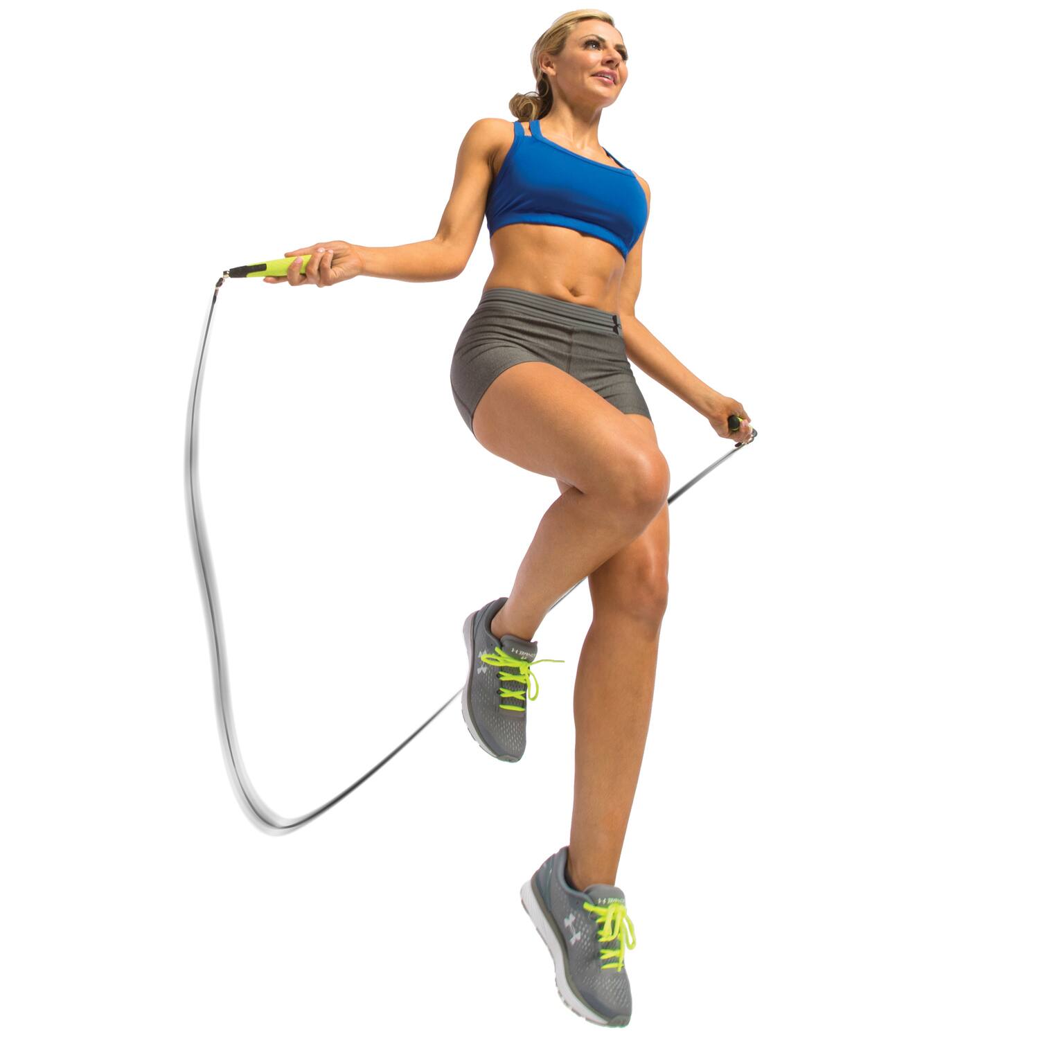 Left. GoFit - Pro Swivel Jump Rope - Green.