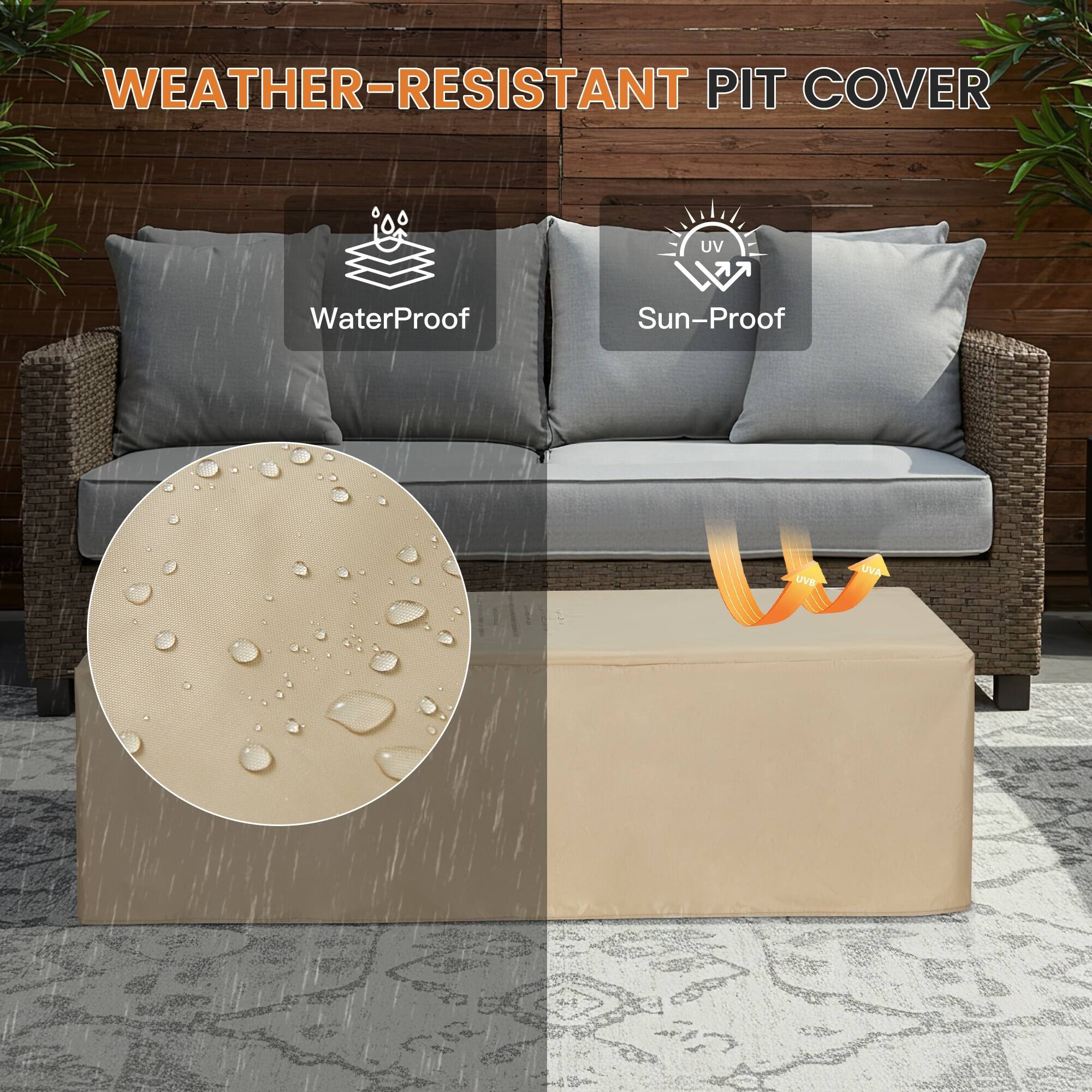 WEATHER-RESISTANT PIT COVER

- WaterProof
- Sun-Proof
- UV
- UVA