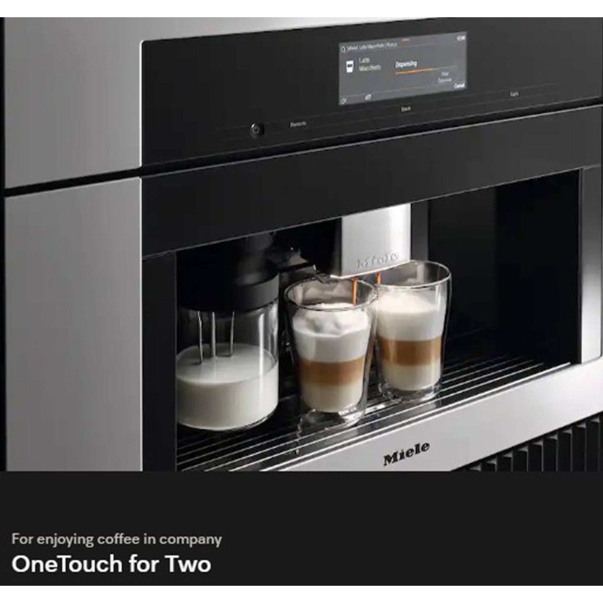 LaS Dingpotringi 15100 Miele  
For enjoying coffee in company  
OneTouch for Two