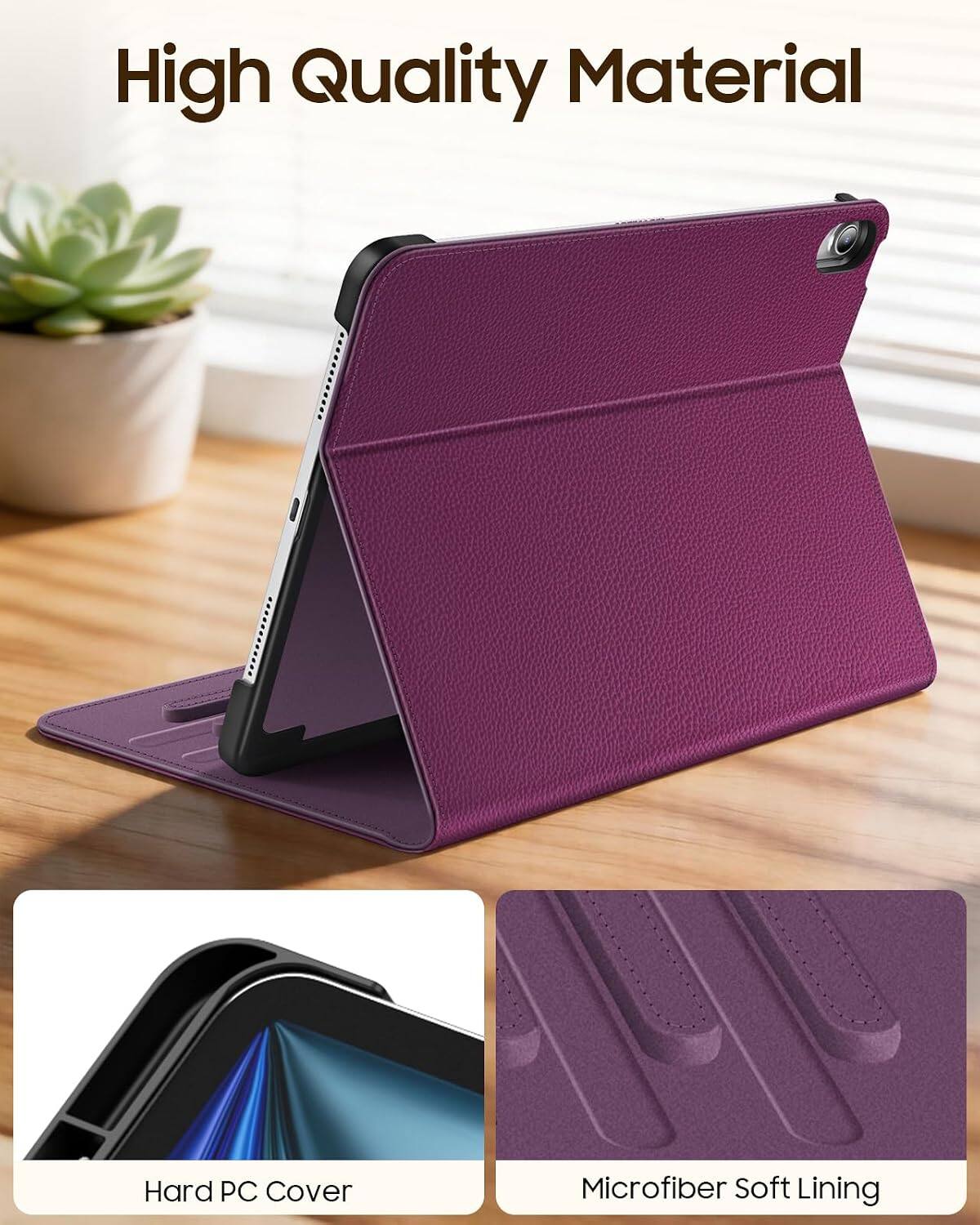 High Quality Material  
Hard PC Cover  
Microfiber Soft Lining
