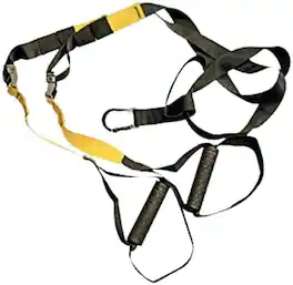 Amber Sporting Goods - Ultimate Bodyweight Resistance Training Kit - Build Muscle, Burn Fat, Enhance Flexibility - Yellow, Black