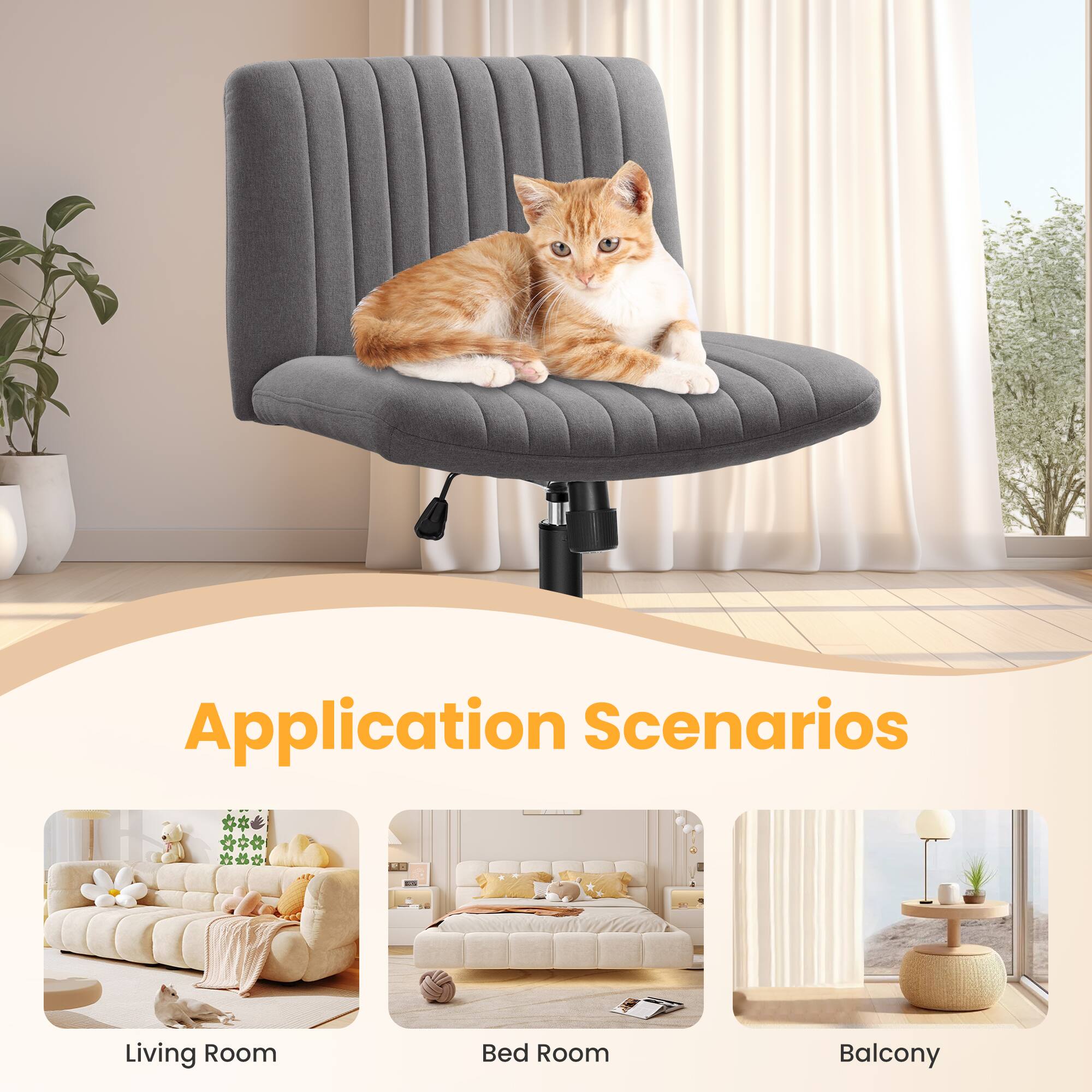 Application Scenarios

Living Room  
Bed Room  
Balcony