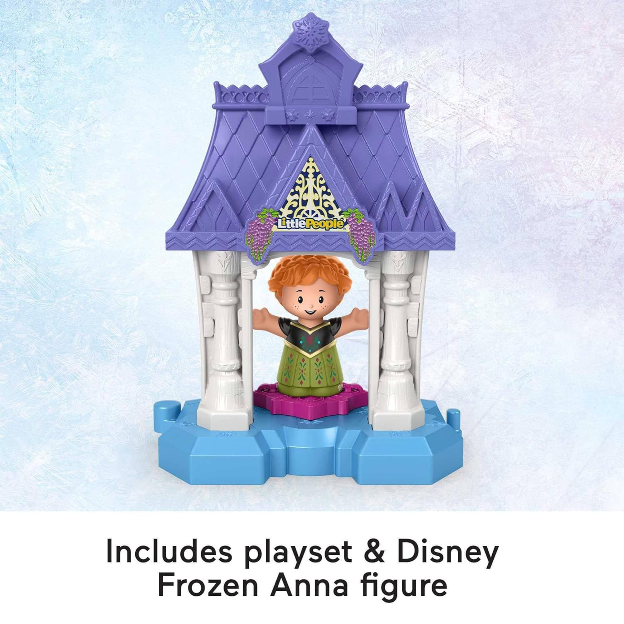 Little People Includes playset & Disney Frozen Anna figure