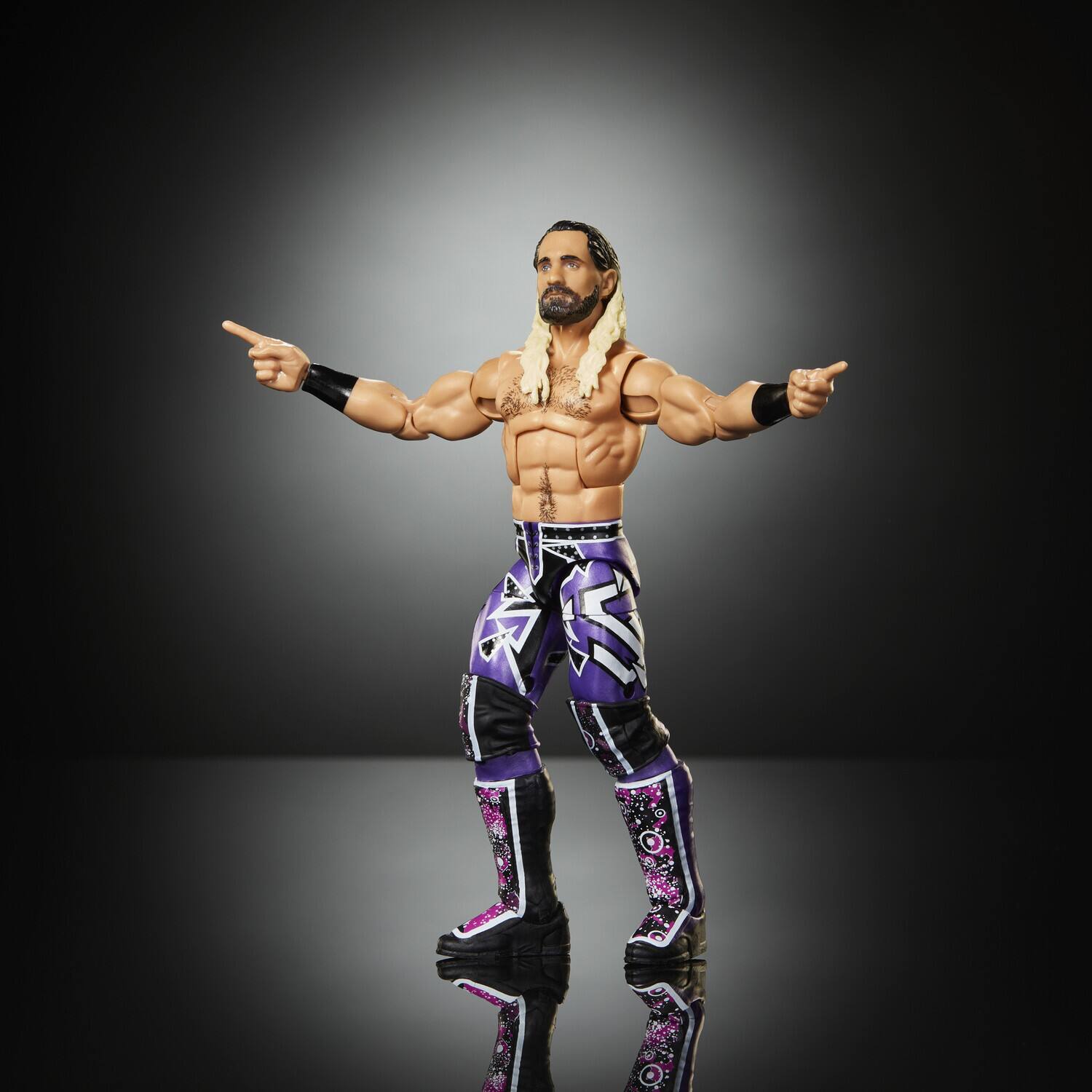 Alt View 3. Mattel - Mattel Collectible - WWE Elite Collection: Top Picks 6" Seth Rollins Action Figure   - COLLECTIBLES - Multicolor.
