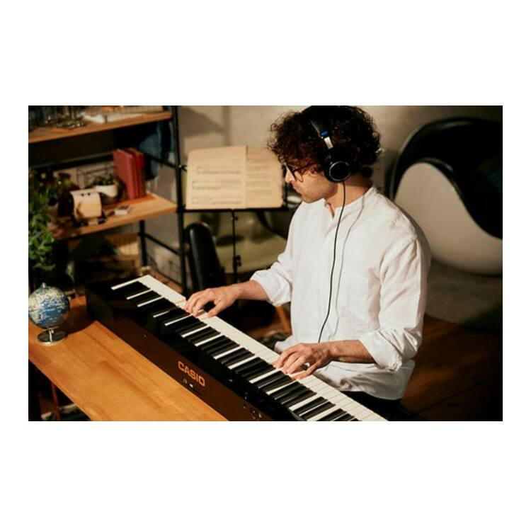 Left. Casio - PXS5000 Digital Piano in Black.