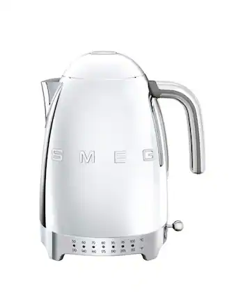 Front. SMEG - KLF04 7-Cup Variable Temperature Kettle - Stainless Steel.