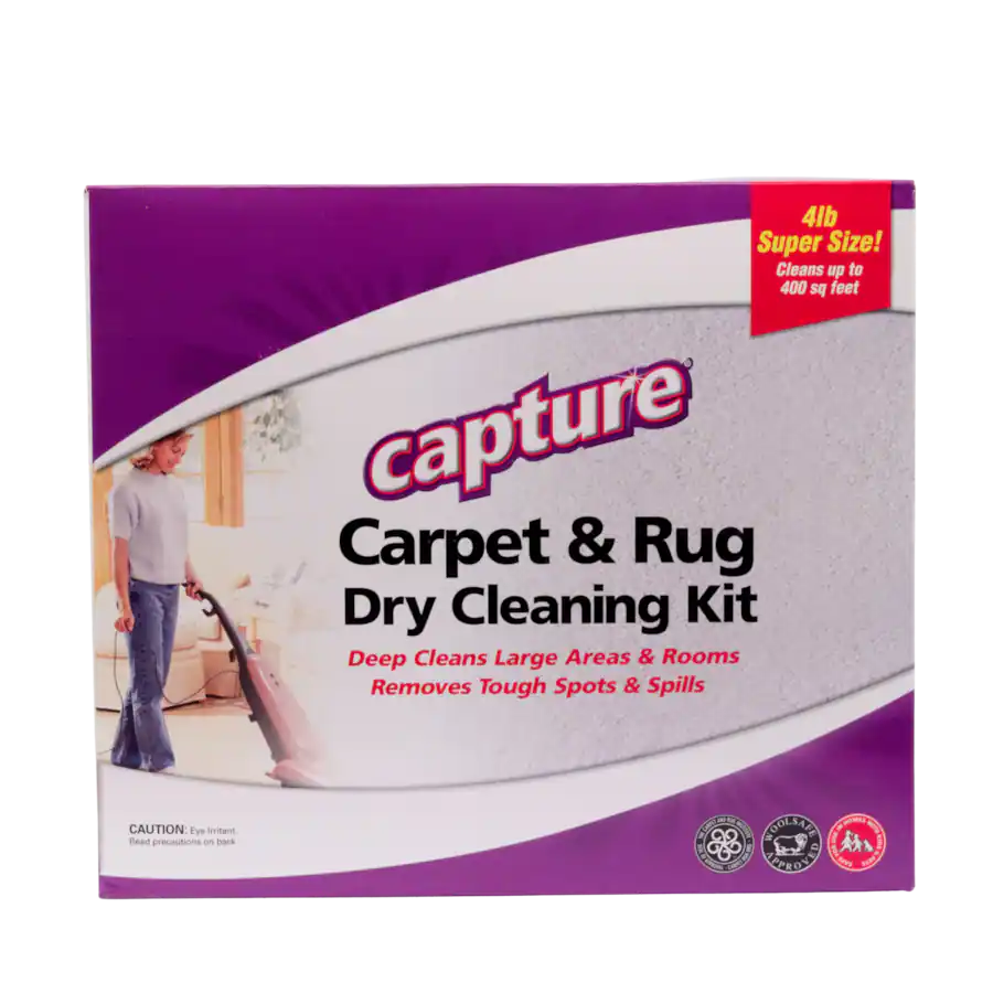 Capture Carpet Cleaning Kit with Dry Powder, Pre Mist & Brush, Fresh ...