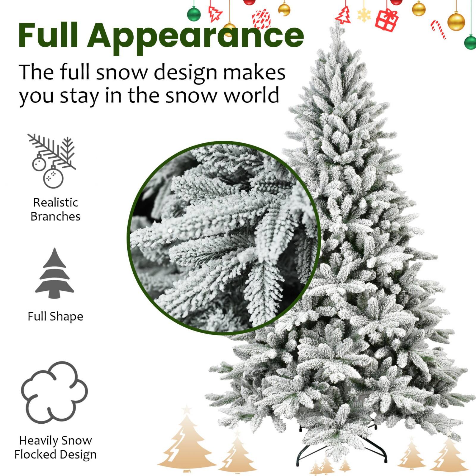 Full Appearance  
The full snow design makes you stay in the snow world  

- Realistic Branches  
- Full Shape  
- Heavily Snow Flocked Design