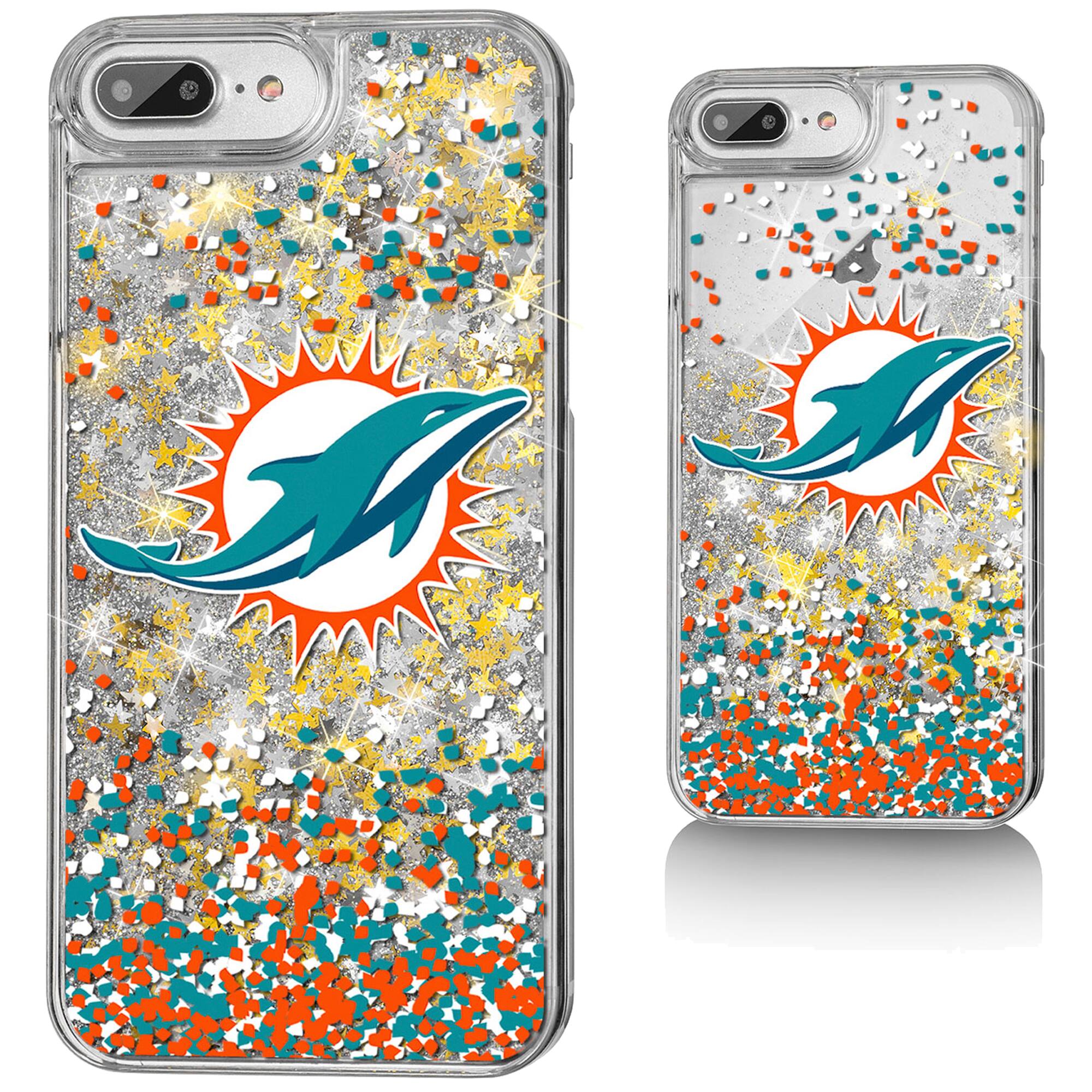 Keyscaper - NFL - Miami Dolphins iPhone Glitter Case with Confetti Design - 16 Pro - Multicolor price history on PriceWatchPro