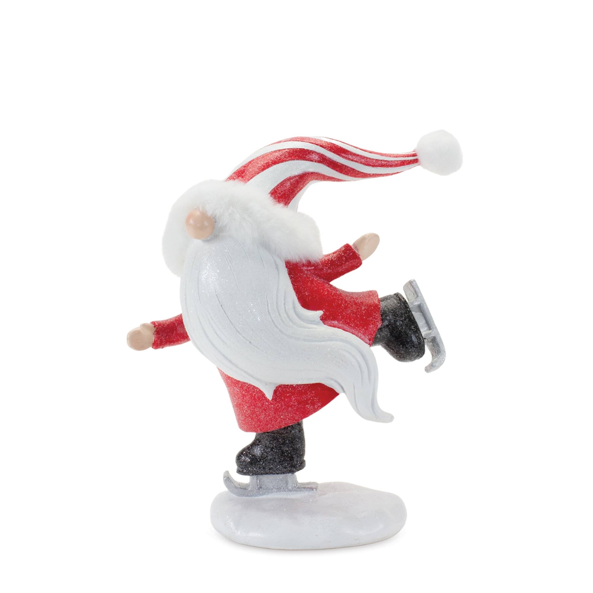 Alt View 1. BreeBe - Winter Sport Gnome Figurines (Set of 3) - Red, White.