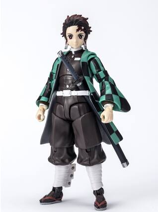 Front. Bandai - Bandai - Demon Slayer - Ultimate Legends HD - Tanjiro Kamado Action Figure - COLLECTIBLES - Multicolor.
