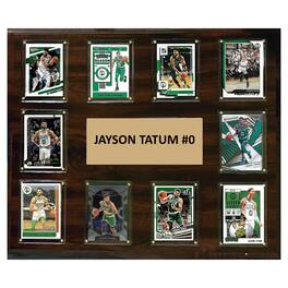 C&I Collectibles - Jayson Tatum Boston Celtics 15" x 18" Trading Card Plaque - Multicolor