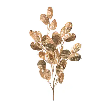 Front. BreeBe - Silver Dollar Spray (Set of 6) 26"H - Gold.