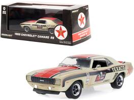Greenlight - 1969 Chevrolet Camaro RS #18 "Texaco" OPTIMA Ultimate Street Car National Champion GTV Class 2021 Raced Version 1/43 - Multicolor
