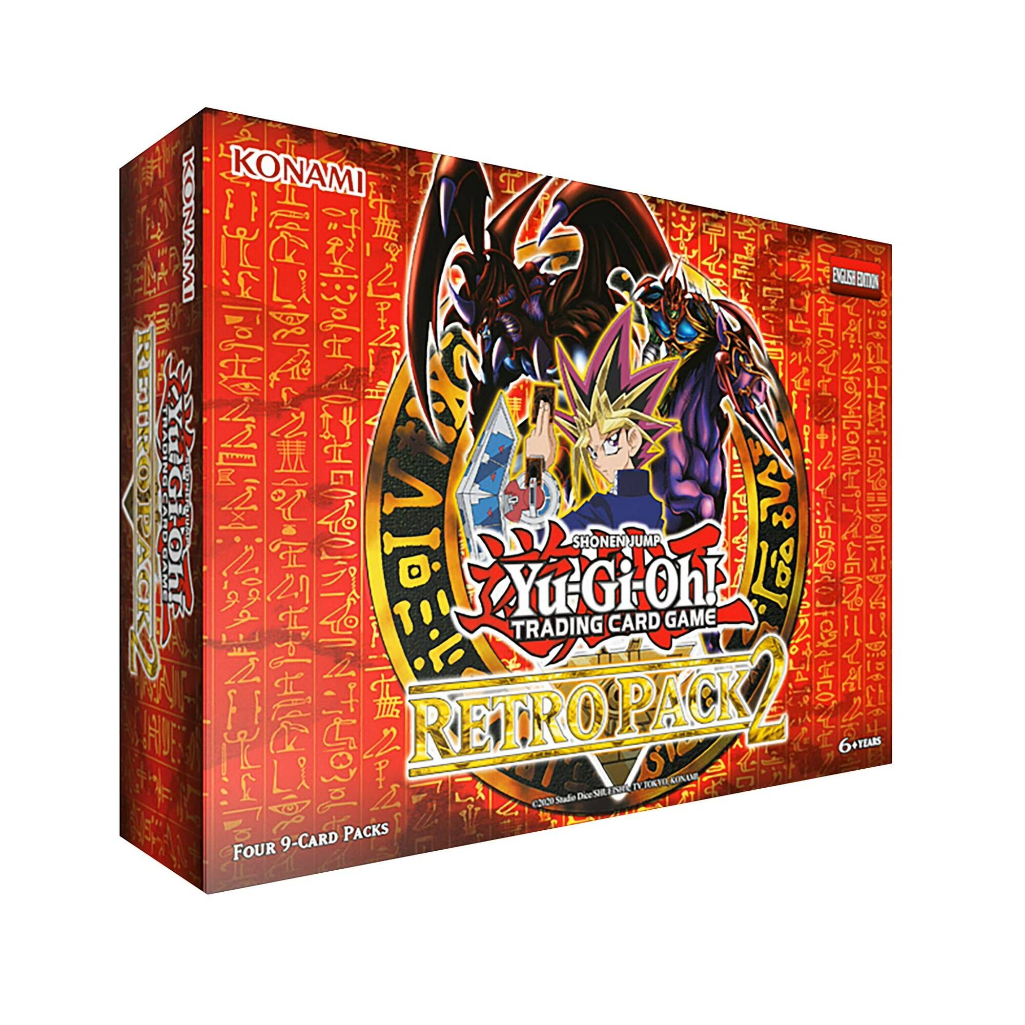 KONAMI  
SHONEN JUMP  
Yu-Gi-Oh!  
TRADING CARD GAME  
RETRO PACK 2  
FOUR 9-CARD PACKS