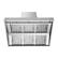 Angle. ZLINE - ZLINE 48 in. Externally Vented Wall Mount Outdoor Grill Range Hood (GOW1-48) - Stainless Steel.