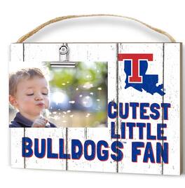 Jardine - Louisiana Tech Bulldogs 8'' x 10'' Cutest Little Weathered Logo Clip Photo Frame - White