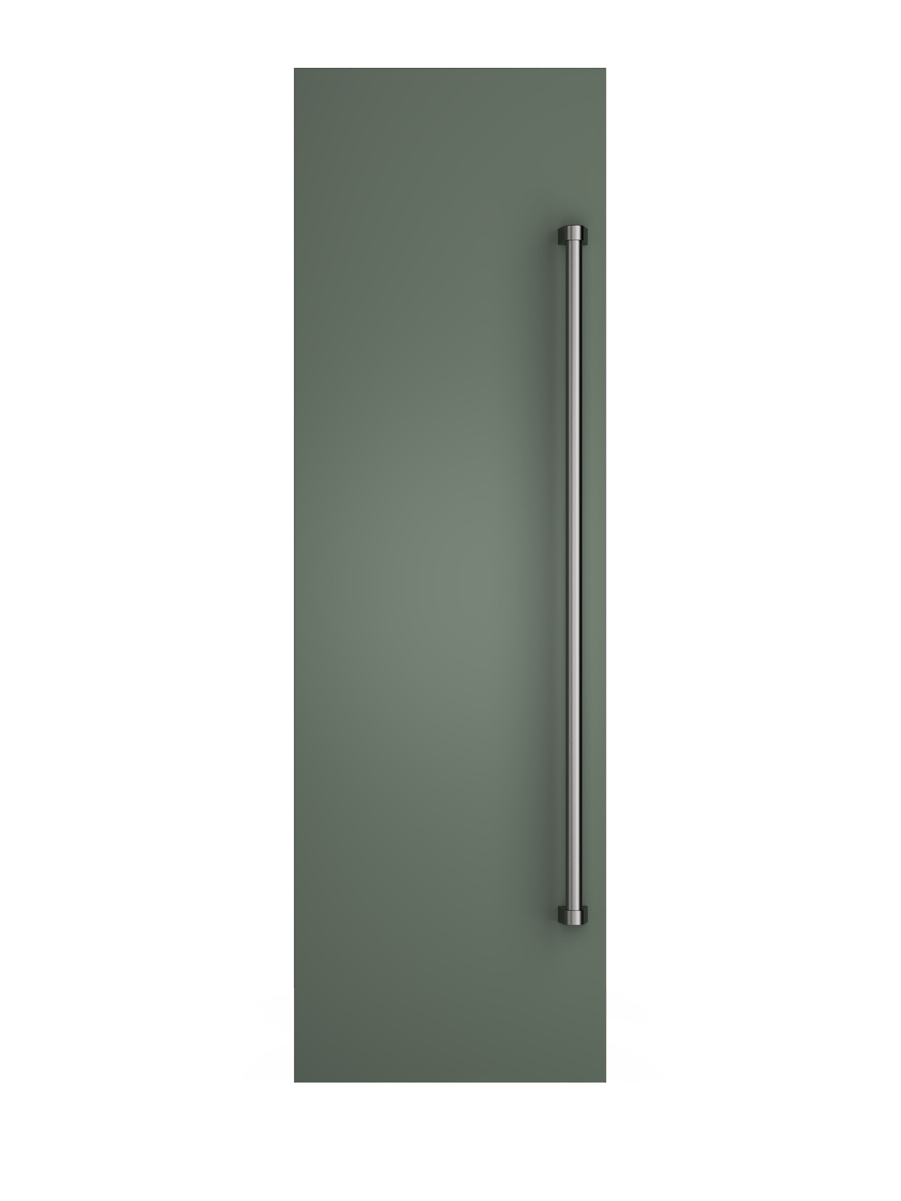 Front. Viking - 24"W Column Door Panel w/Pro-style handle - Eucalyptus.