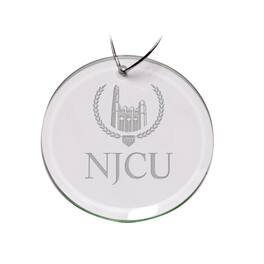 Jardine - New Jersey City Gothic Knights 3'' Glass Round Ornament - Multicolor