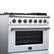Alt View 7. Forno Appliances - Massimo 5.36 Cu. Ft. Freestanding Gas Convection Range with Air Fryer Kit, Wok Support & Griddle - White.