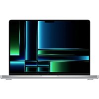 Apple MacBook Pro 16-Inch Refurbished "M2 Pro" 12 CPU/19 GPU with 16GB Memory - 512GB SSD - Silver - Front_Zoom