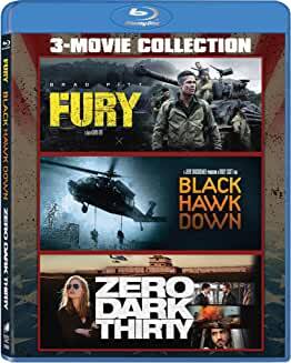 Front. Triple Feature Pack: Black Hawk Down, Fury & Zero Dark Thirty (Blu-ray).