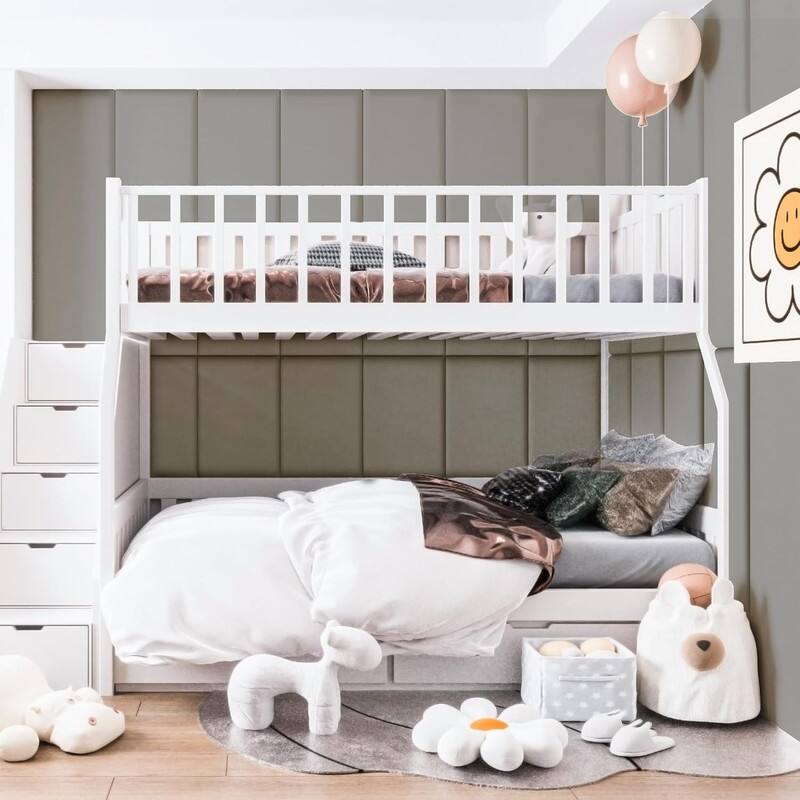 Alt View 4. wowmax - Peel & Stick Faux Leather Headboard - Waterproof 3D Wall Panel for Twin Bed, 23.6x11.8", Grey (4-Pack) - Grey.