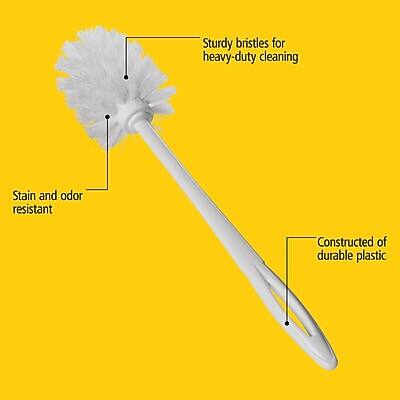 Sturdy bristles for heavy-duty cleaning  
Stain and odor resistant  
Constructed of durable plastic