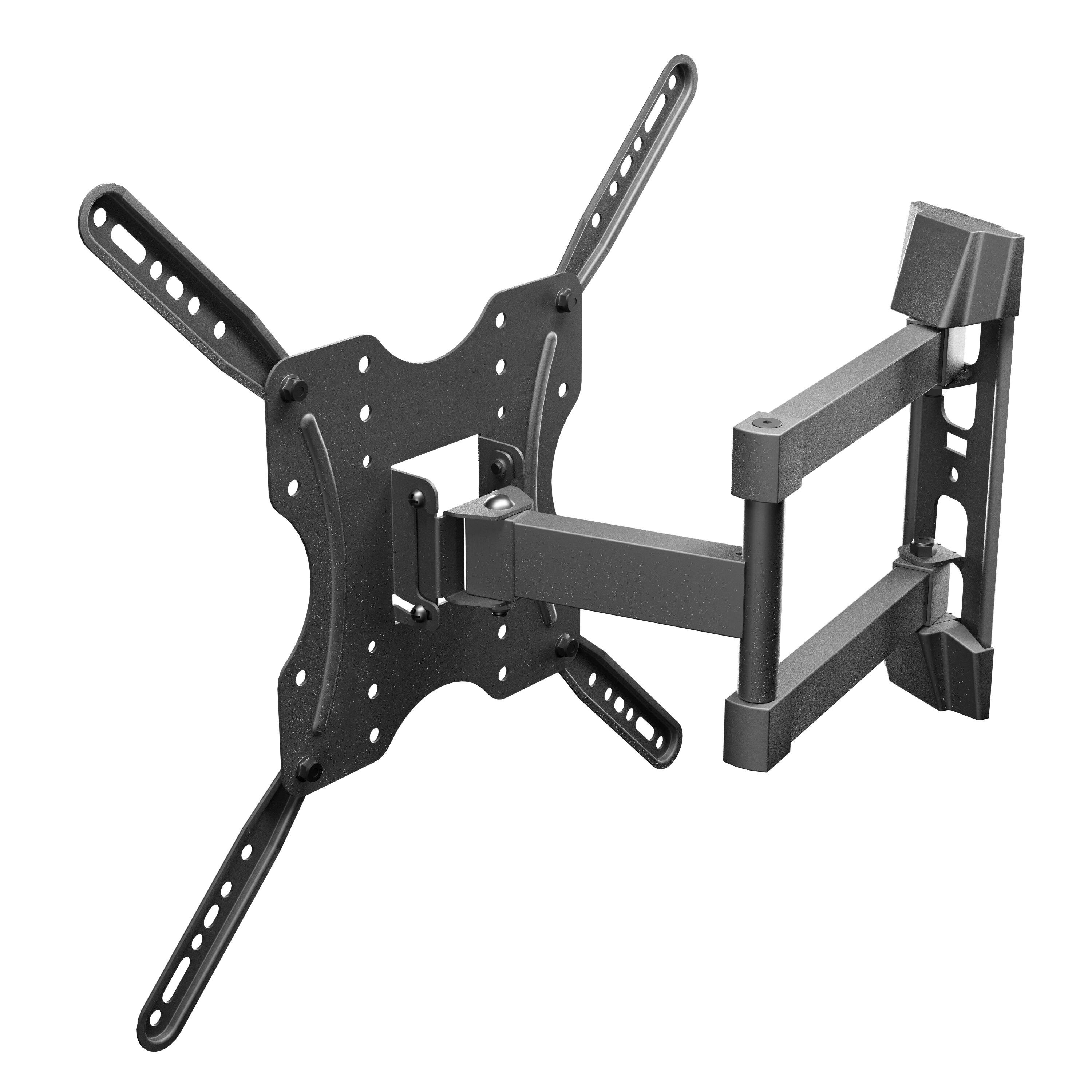 Left. ProMounts - ProMounts Small Articulating/Full-Motion TV Wall Mount for 23’’- 60’’ and up to 88lbs (OMA4401) - Black.