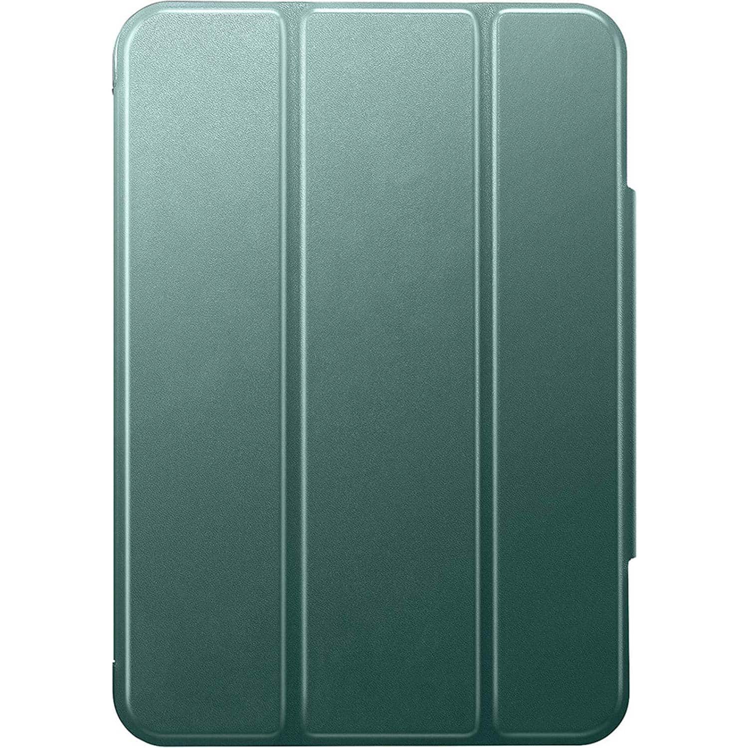 Front. SaharaCase - ESR Folio Case for Apple iPad mini (A17 Pro) and Apple iPad mini (6th Generation 2021) - Forest Green.