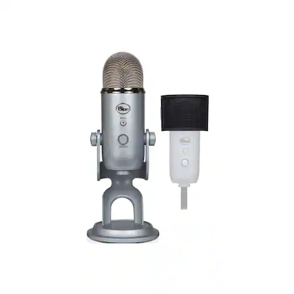 The text on the image reads:
"Blue Snowball"