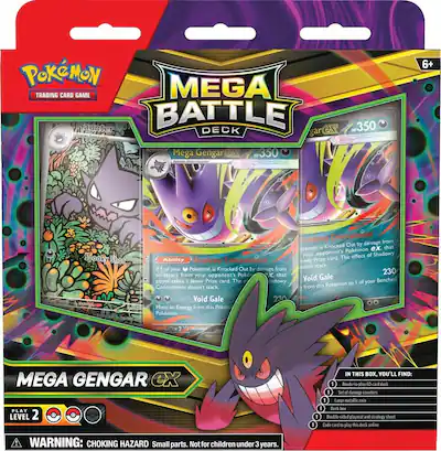 Pokmon - Trading Card Game: Mega Evolution - Mega Battle Deck (Mega Gengar ex) Pokmon - Trading Card Game: Mega Evolution - Mega Battle Deck (Mega Gengar ex)