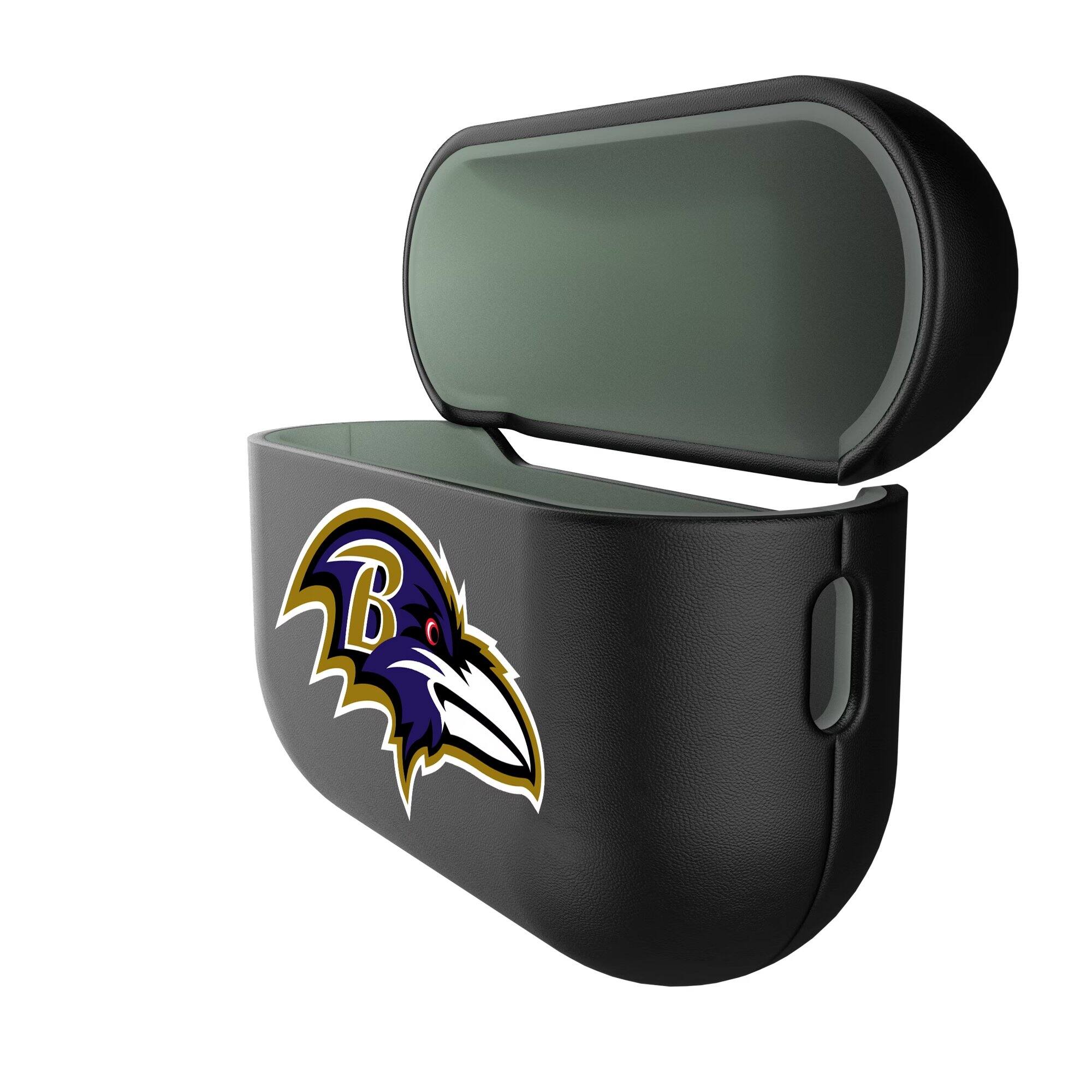 Alt View 1. Keyscaper - Baltimore Ravens AirPods Pro 3rd Generation Case Cover - No Size - Black.