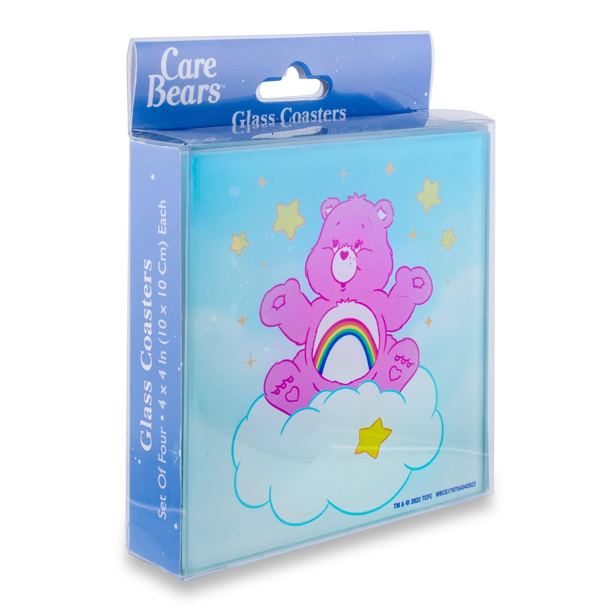 Care Bears Glass Coasters  
Set of Four (4 x 4 in / 10 cm) Each  
Glass Coasters
