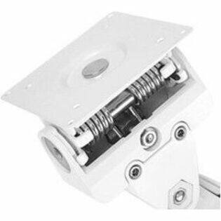 Alt View 3. SIIG - Single Heavy Duty 34"-49" Monitor Arm with Easy Top Mounting - Weight Between 22 to 44 lbs - White.