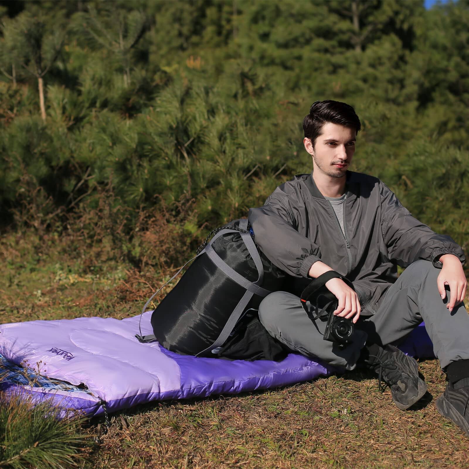 Dapper Styles Camping Sleeping Bag 32 Bags For Adults Teens Cold ...