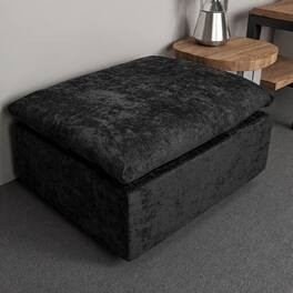 Roomtec - Modular Ottoman for Living Room - Black