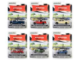"Showroom Floor" Set of 6 Cars Series 5 1/64 Diecast Model Cars by Greenlight - Multicolor