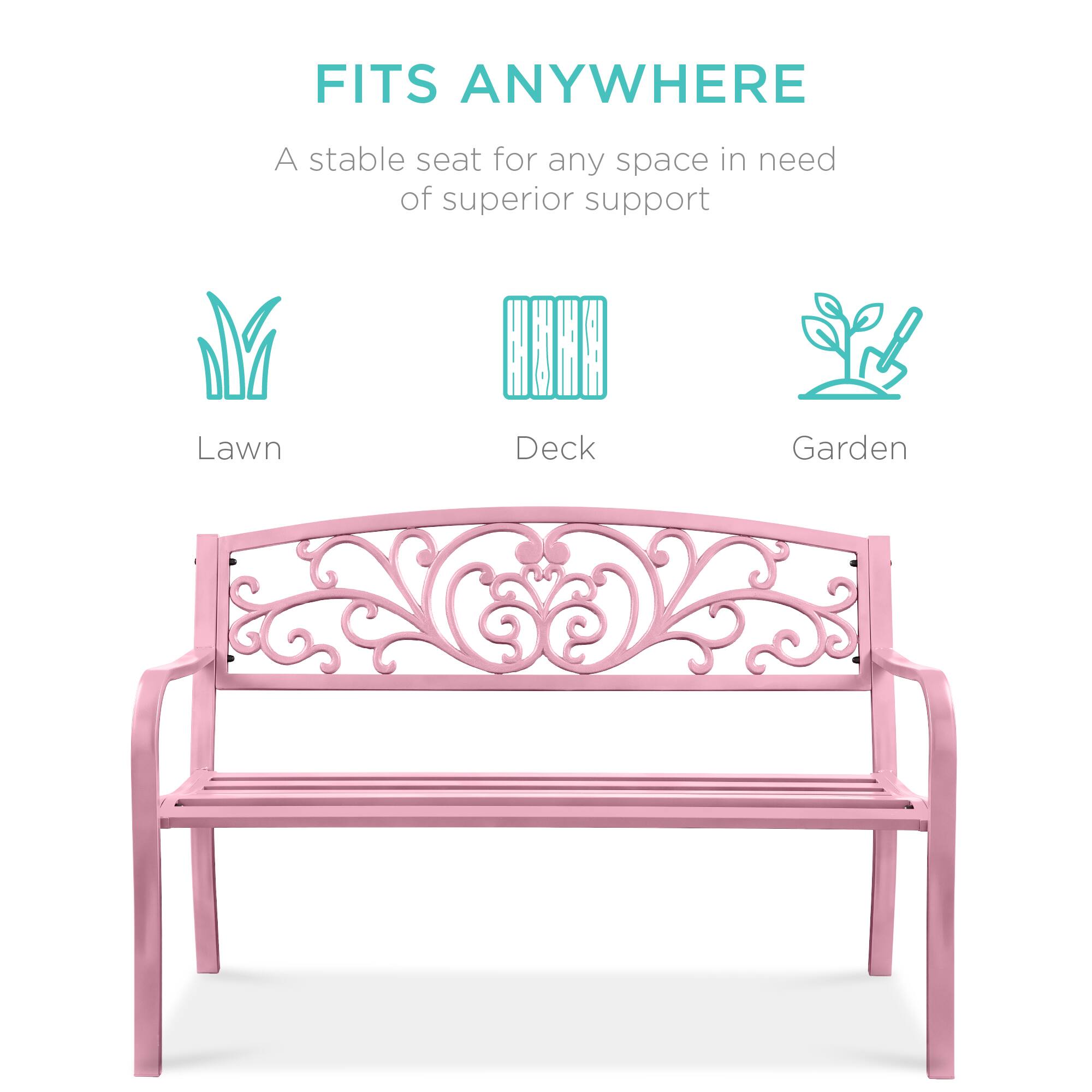 FITS ANYWHERE

A stable seat for any space in need of superior support

Lawn  
Deck  
Garden