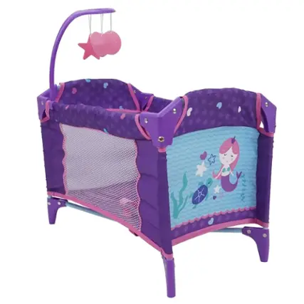Front. 509 Crew - 509: Mermaid Dream n' Fun Doll Play Yard W/ Mobile.