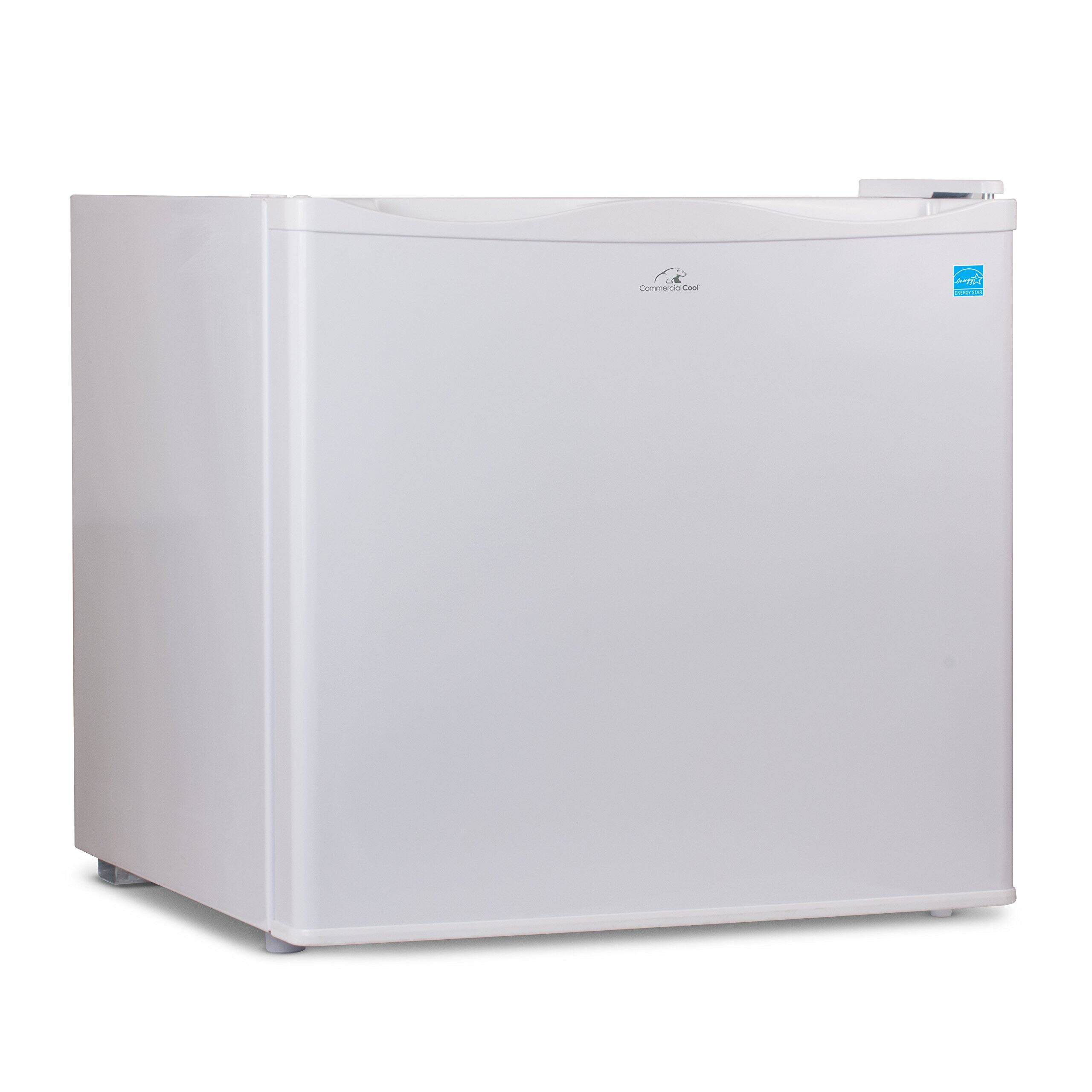 Front. Commercial Cool - Commercial Cool Portable 1.2 cu. ft. Undercounter Upright Freezer with Adjustable Temperature Controls - WHITE.