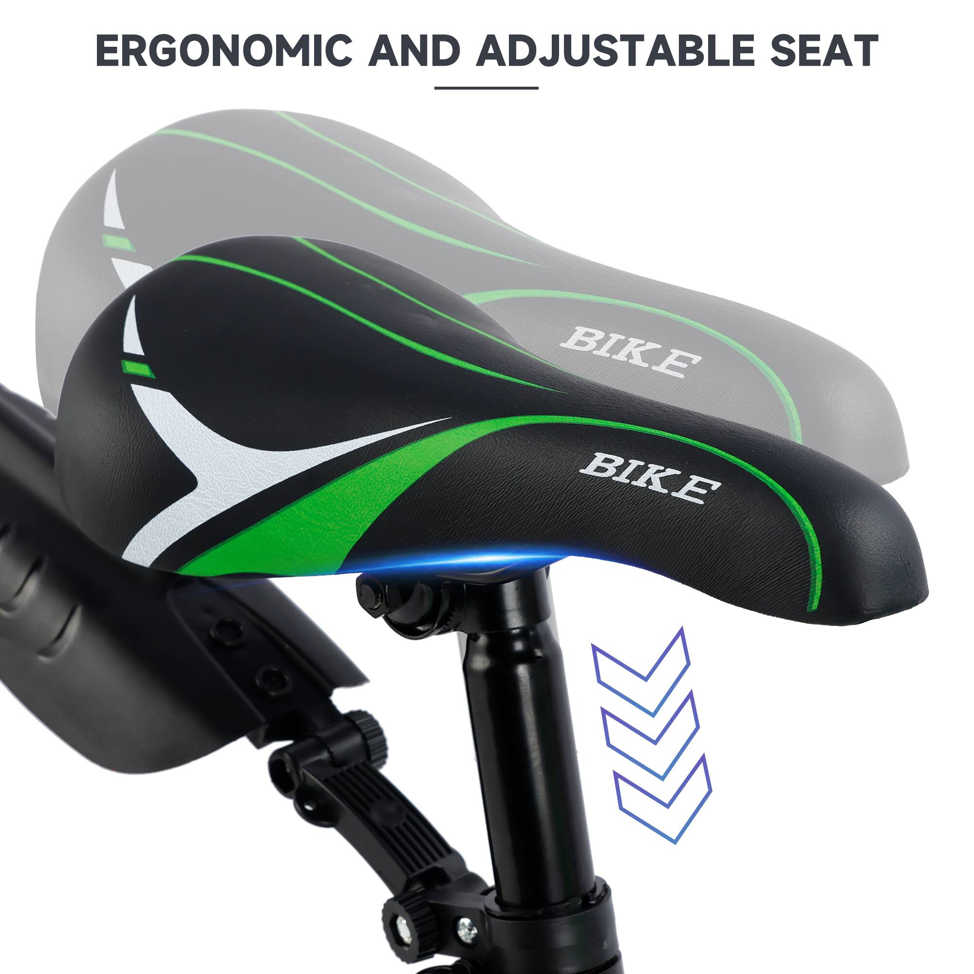 ERGONOMIC AND ADJUSTABLE SEAT

BIKE

BIKE