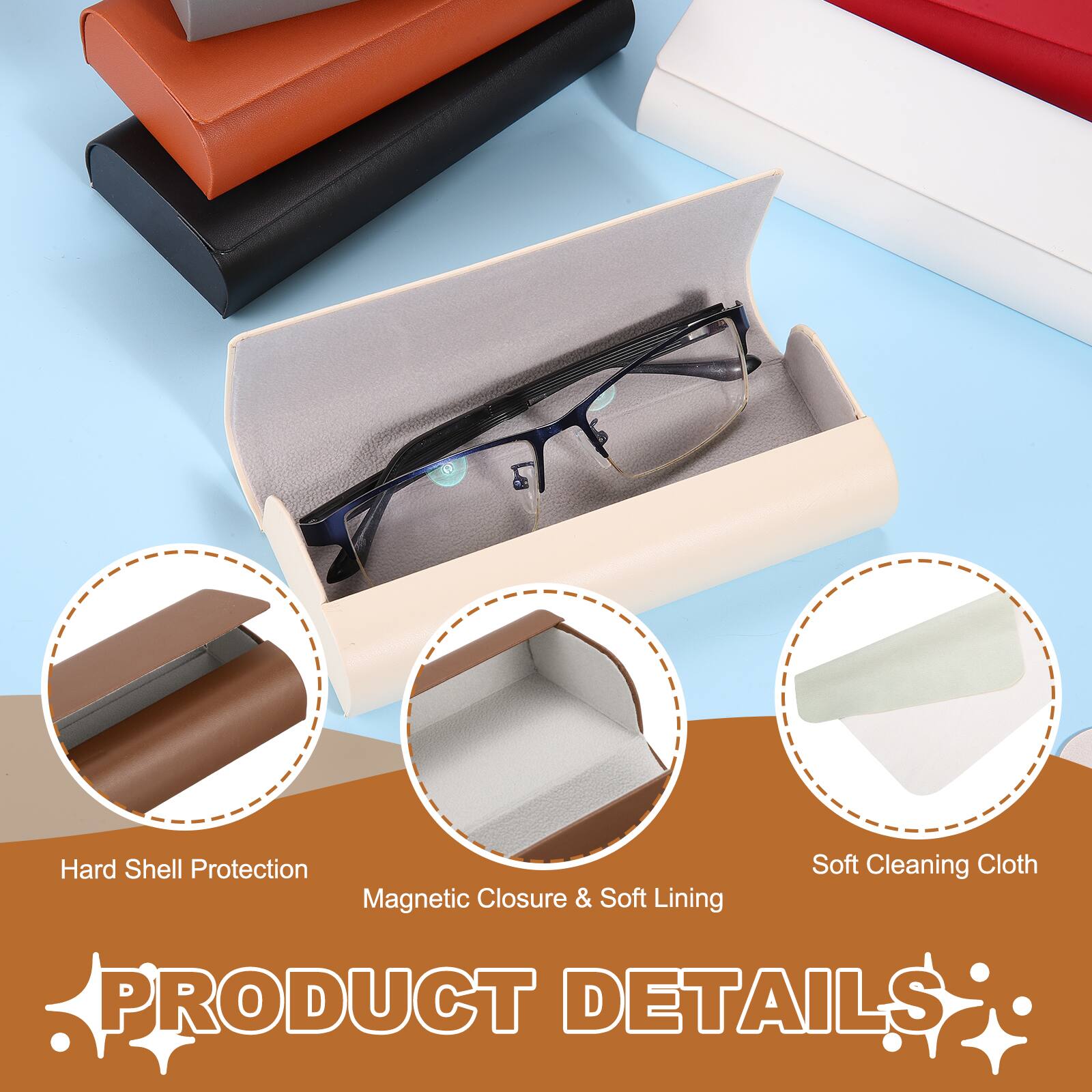 Hard Shell Protection  
Magnetic Closure & Soft Lining  
Soft Cleaning Cloth  

PRODUCT DETAILS