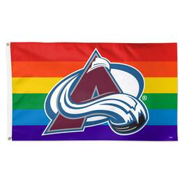 WinCraft - Colorado Avalanche 3' x 5' Single-Sided Deluxe Team Pride Flag - Multicolor