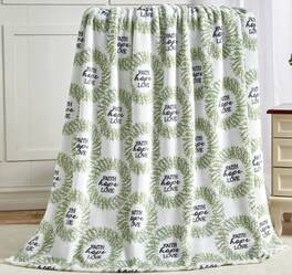 Noble House - Extra Heavy and Plush Oversized Throw Blanket - 50" x 70" - Faith