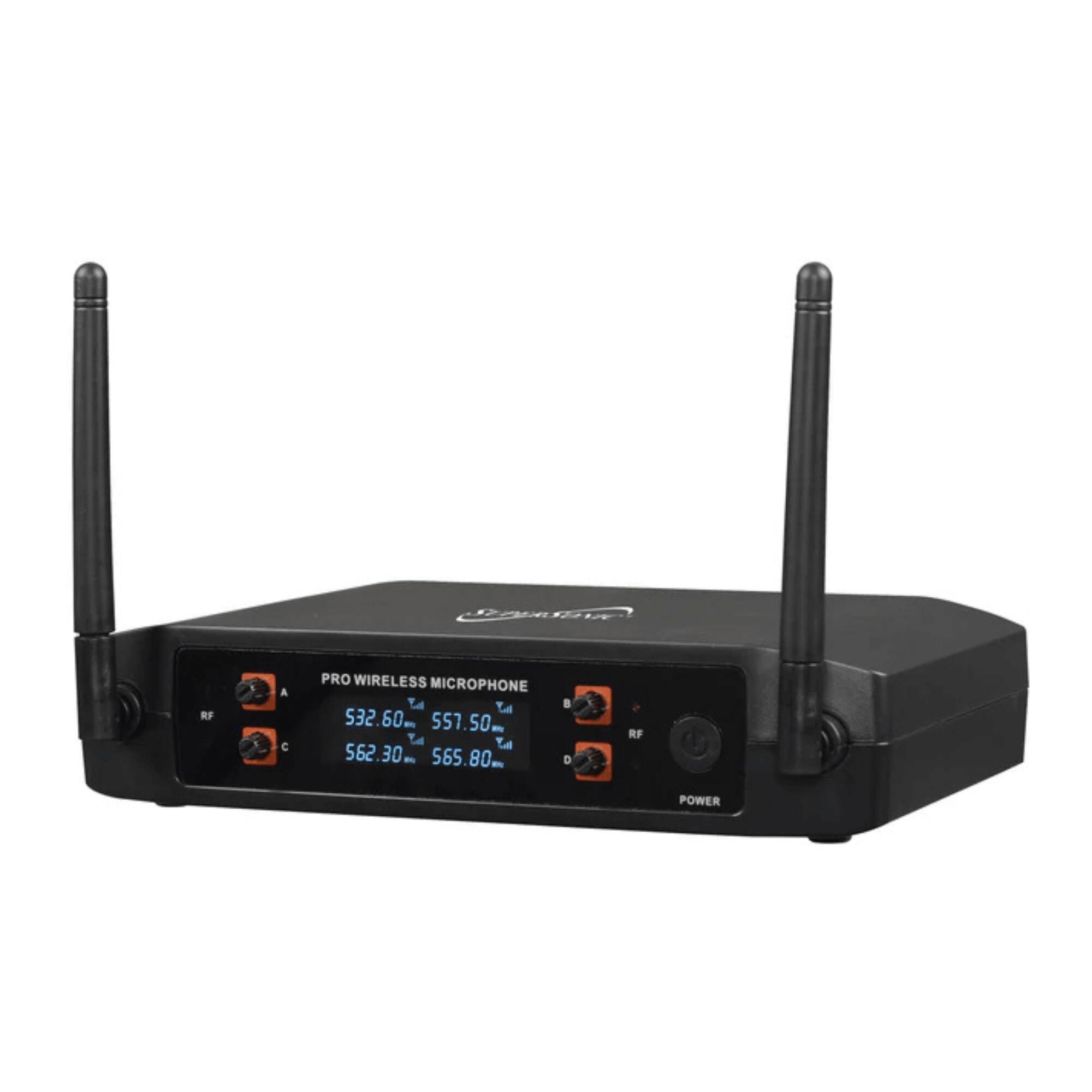 PRO WIRELESS MICROPHONE

Channel A: 532.60 - 557.50  
Channel C: 562.30 - 565.80  

RF POWER