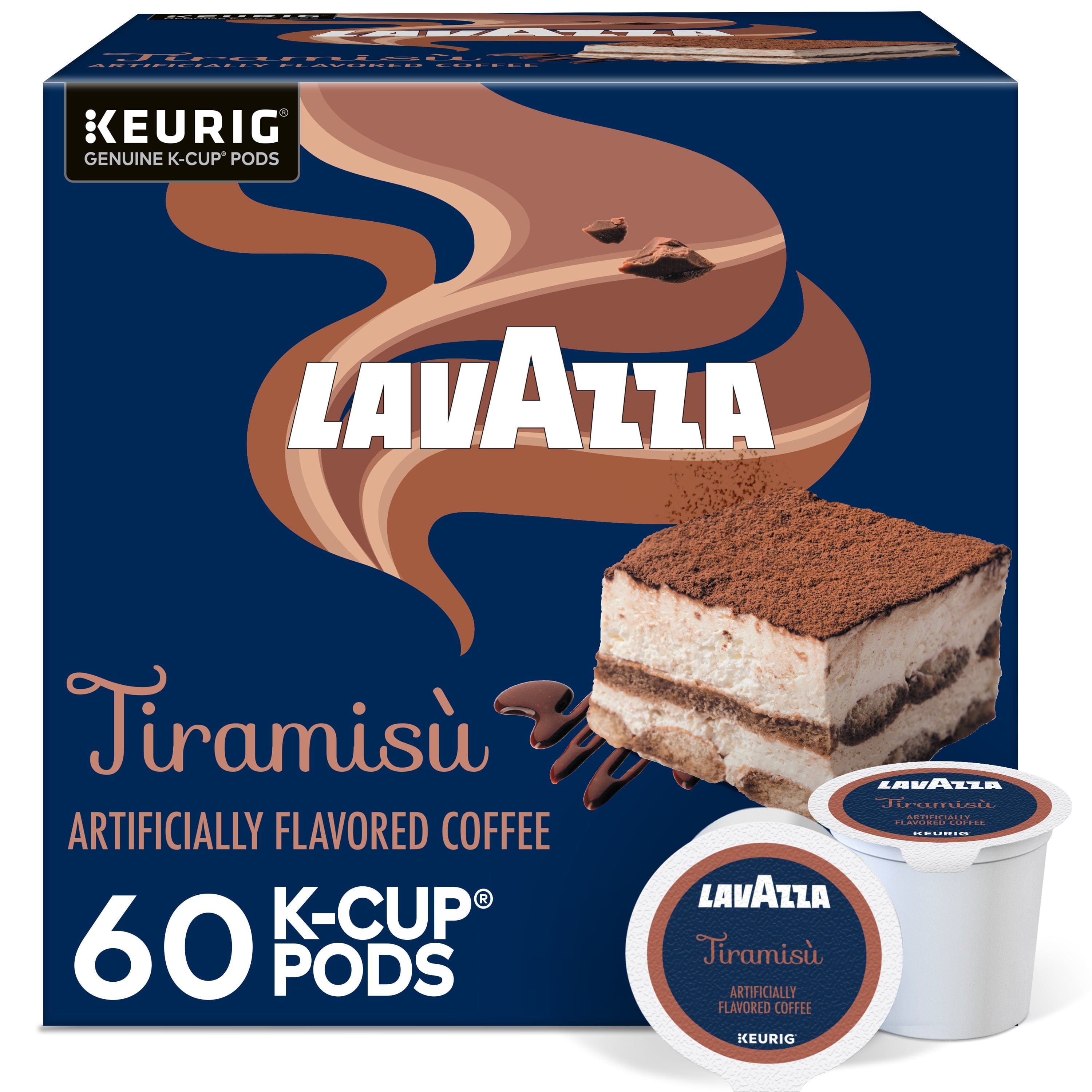 Lavazza - Tiramisu Keurig K-Cup® Pods, Light-Medium Roast, 100% Arabica (60 Pods)