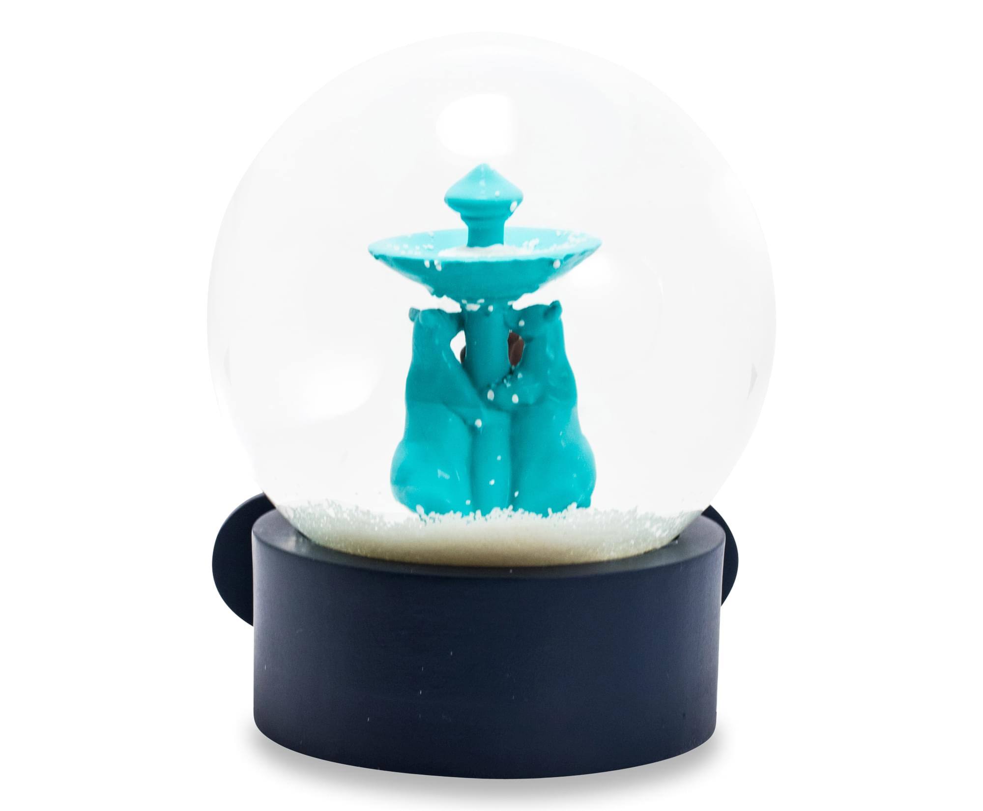 Alt View 1. Surreal Entertainment - Coraline Snow Globe Detroit Zoo Collectible Display Piece | 6 Inches Tall - Blue.